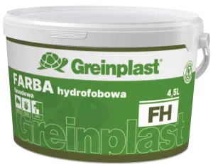 Hydrophobic facade paint GREINPLAST FH