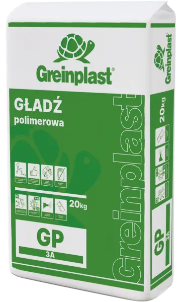 Polymer-based finishing coat. GREINPLAST GP