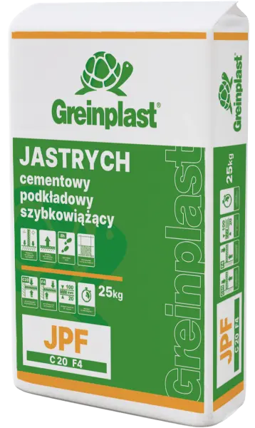 Fast-setting, 20-100 mm priming cement screed GREINPLAST JPF