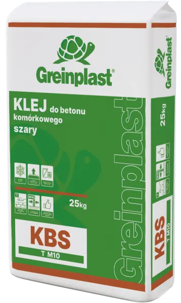 Grey glue for cellular concrete blocks GREINPLAST KBS