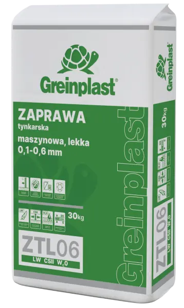 Light plaster mortar GREINPLAST ZTL